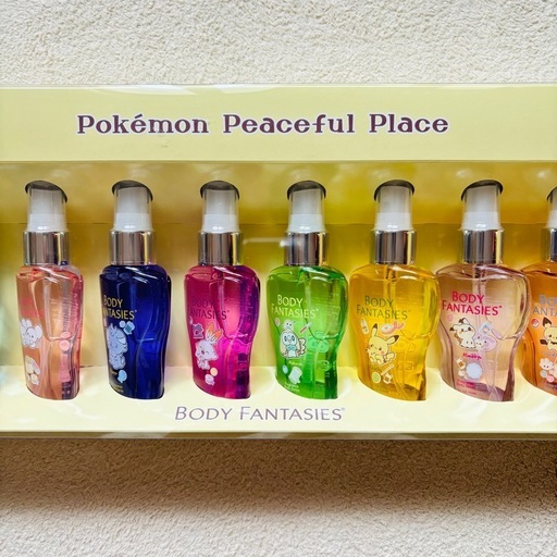 【新品】ボディファンタジー ボディスプレー ポケピースデザイン 全8種 セット