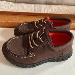 キッズ BREEZE　ブリーズ　靴　シューズ　ブラウン　16センチの画像