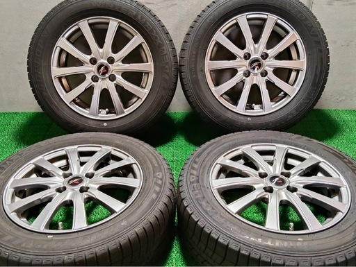 FANG 15インチ 5.5J ＋42 PCD100 ダンロップ ウィンターマックス WM03 185/65R15