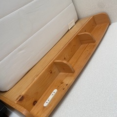 シングルベット　マットレス付きの画像