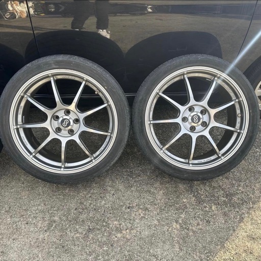 【良品】ENKEI RSM9 18インチ 7.5J アルミホイール プリウス50