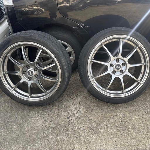 【良品】ENKEI RSM9 18インチ 7.5J アルミホイール プリウス50