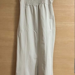 ピンクベージュ　キャミワンピーの画像