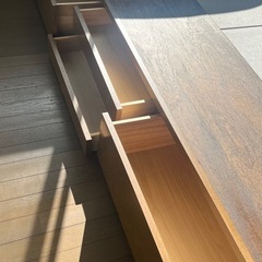 【お譲り先決定】ダブルベッドフレームのみの画像