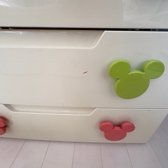 ディズニー ミッキー 収納タンス の画像