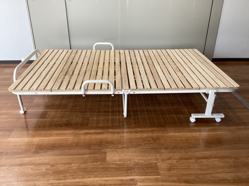 折りたたみスノコセミダブルベッド【町田市再生家具】　253063