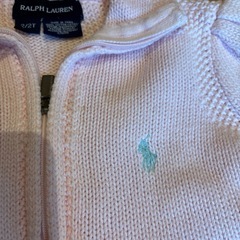 ラルフローレン　zipカーディガン　の画像