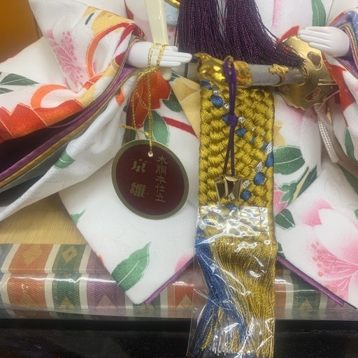 新品 お雛様 親王飾り 間口80cm