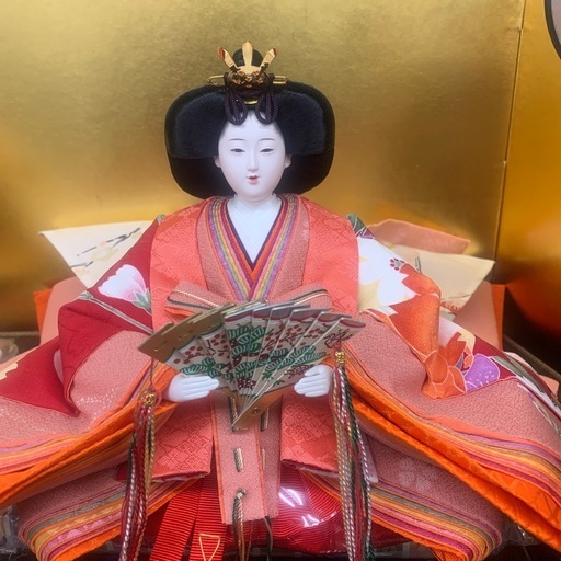 新品 お雛様 親王飾り 間口80cm