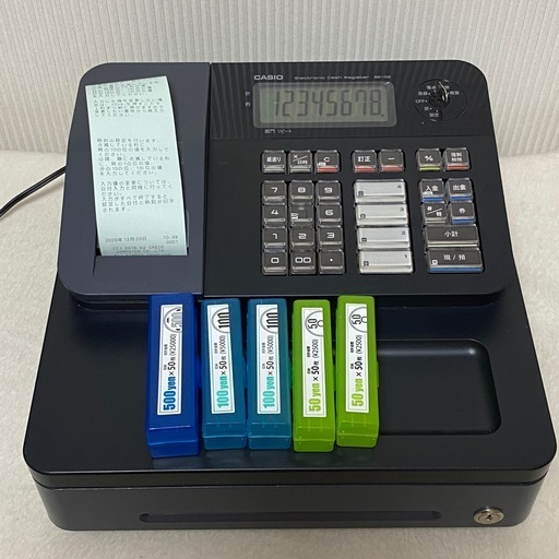 ?ご成約済?カシオ　電子レジスター　SE-G2-BK   レジ　店舗用