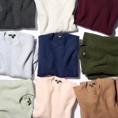 UNIQLO スフレヤーンクルーネックセーター XLの画像
