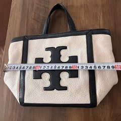 Tory Burch トートバッグ ホワイト/ブラック　トリーバーチ　鞄　バックの画像