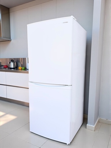 アイリスオーヤマ 冷蔵庫 142L 幅約50cm 冷凍室52L 右開き 静音