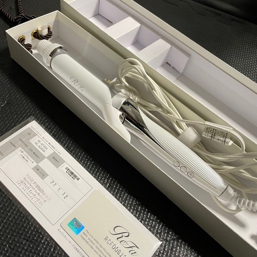 美品】ReFa カールヘアアイロン RE-AF00A ホワイト (あっきー) 東長崎