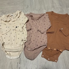 【引渡決定】女児長袖ロンパース70cm12点の画像