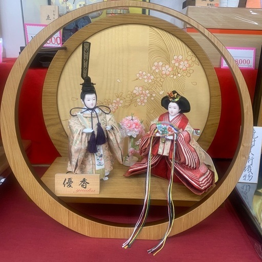 さらに値下げします！！新品　お雛様　立ち雛