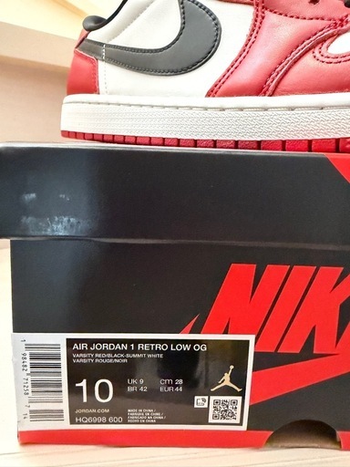 靴/バッグ Nike Air Jordan 1 Retro Low OG "Chicago" 28cm