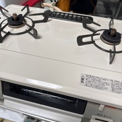 2022年　リンナイ　都市ガスコンロ   オシャレ　白の画像