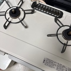 2022年　リンナイ　都市ガスコンロ   オシャレ　白の画像