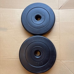 ダンベル10kg(1.25×8) 2.5kgプレート2枚セットの画像