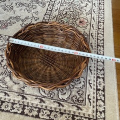 アケビのツルのカゴ5個セットの画像