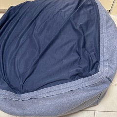 【無料】無印　ビーズクッション　の画像