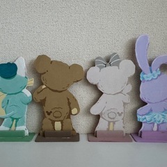 ダッフィーフレンズ  木製インテリアの画像