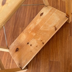 【売約済】【値下げ可、27日まで引取り限定】無印良品 パイン材シェルフの画像