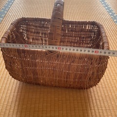 手付きカゴの画像