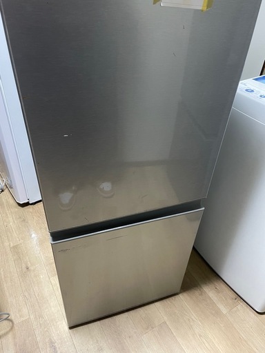 アクア　ノンフロン冷凍冷蔵庫　126L シルバー