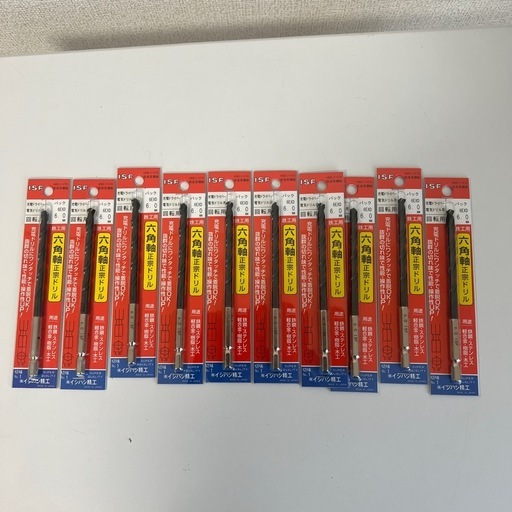 ISF 六角軸正宗ドリル 6EXD 6.0mm 10本セット