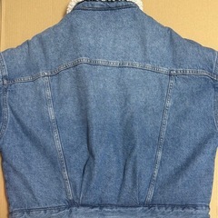 H&M ボアデニムジャケット レディース Mの画像