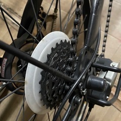 ハマーの自転車です　リアサスペンションの画像