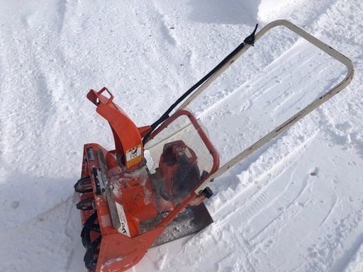 手押し　除雪機