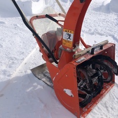 手押し　除雪機の画像
