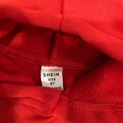【110-120】SHEIN裏起毛セットアップ8Yの画像