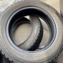 155/65R14 ダンロップ WINTER MAXX WM01 スタッドレスタイヤ 2015年製 4本 残溝あり の画像