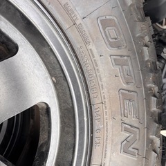 70ランクル　タイヤとホイールの画像