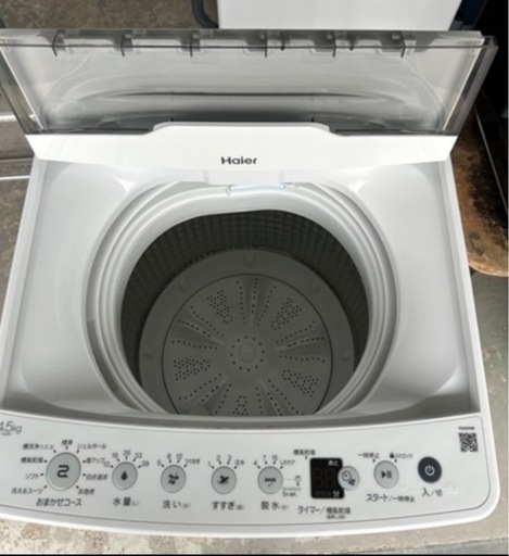 ★高年式★美品★2024年製★4.5kg★ハイアール★ホワイト色★洗濯機