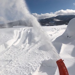 手押し　除雪機の画像
