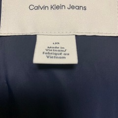 美品　カルバンクライン　ダウンジャケット　Lサイズ　ネイビー　の画像