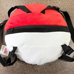 【タグ付き】ポケットモンスター モンスターボール ぬいぐるみリュックの画像