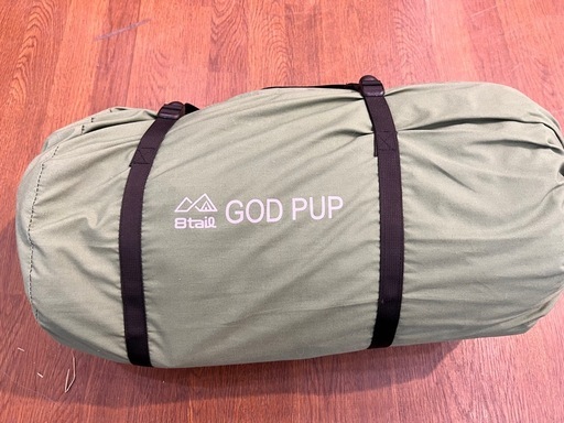 エイトテイル 8tail GOD PUP ゴッドパップ パップテント 軍幕 キャンプ アウトドア ソロ ギア 【11126498】