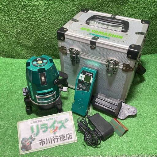 ヤマシン GLZ-4 レーザー墨出し器 グリーンレーザー【市川行徳店】【店頭取引限定】【中古】管理番号：ITE8ISPB5LDO