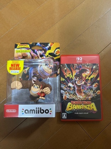 Switch2ドンキーコングバナンザamiiboとセットで