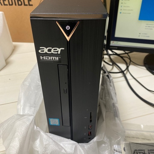 acerデスクトップPC ASUSモニターセット