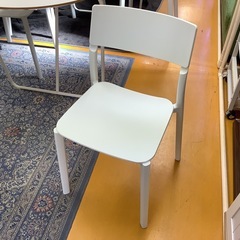 【リサイクルサービス八光】幅74㎝　(定価3万→1.8万) IKEA 4人掛けダイニングセット SLAHULT / BACKARYD 楕円形 おしゃれ 白の画像