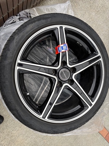 値下！18インチ　タイヤホイール　4本セット　215/45R18　サマータイヤ　美品