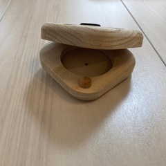 森のカスタネット いぬ 木製おもちゃ 日本製の画像