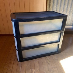 3段引き出しケース（キャスター無しの画像